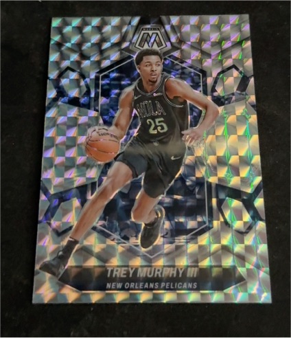 2023-24 Panini Mosaic Silver Prizm #12 Trey Murphy III — front