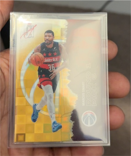 2024-25 Topps Signature Class Round Pick 6 #27 Marcus Smart — front