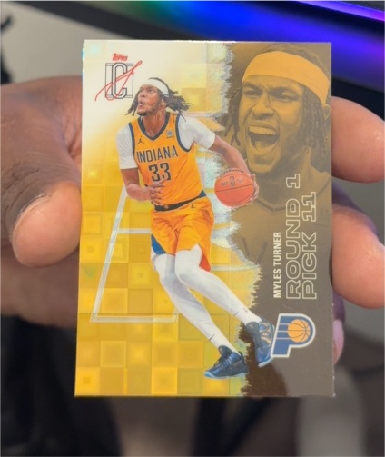 2026 Topps Round 1 Pick 11 Myles Turner — front
