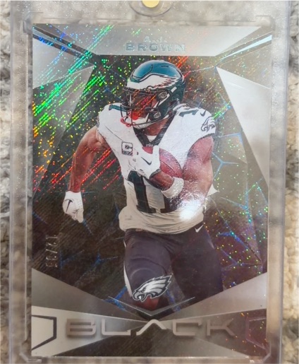 2024 Panini Black #71 A.J. Brown — front