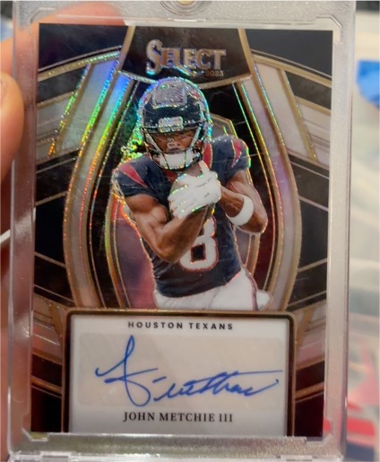 2023 Panini Select Signatures #SELS-JME John Metchie III — front