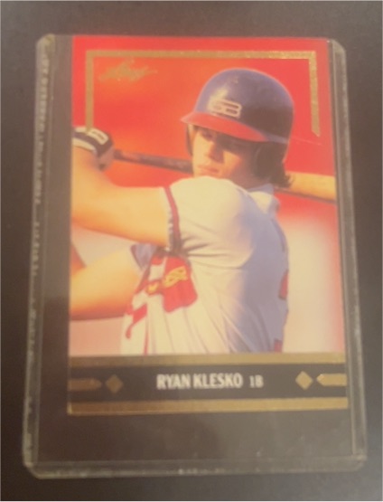 1991 Leaf Gold Leaf Rookies #BC21 Ryan Klesko — front
