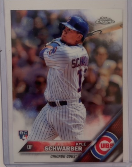 2016 Topps Chrome #166 Kyle Schwarber — front