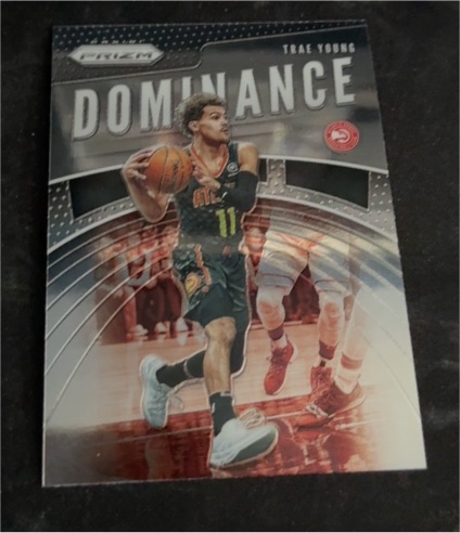 2019-20 Panini Prizm Dominance #25 Trae Young — front