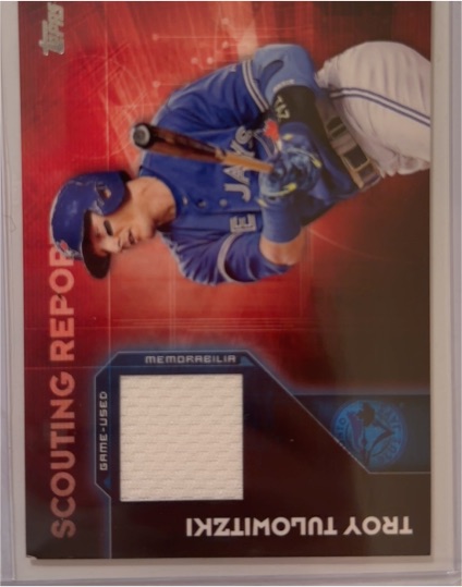 2016 Topps Scouting Report Relics #SRR-TT Troy Tulowitzki — front