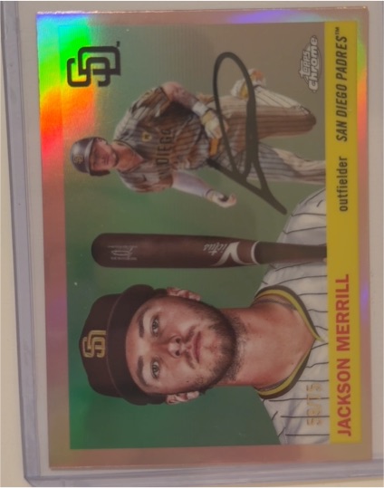 2025 Topps Chrome Platinum #123 Jackson Merrill — front