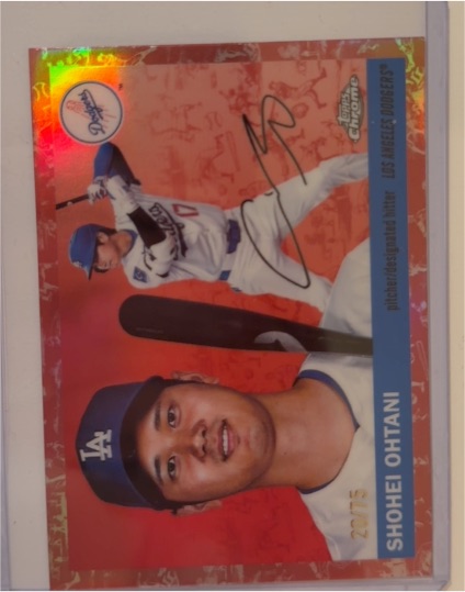 2025 Topps Chrome #17 Shohei Ohtani — front