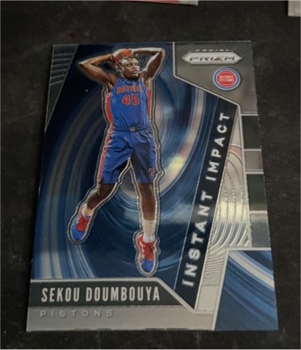 2019-20 Panini Prizm #21 Sekou Doumbouya Instant Impact — front