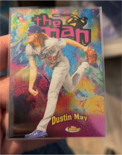 2020 Topps Finest #FTM-4 Dustin May — front