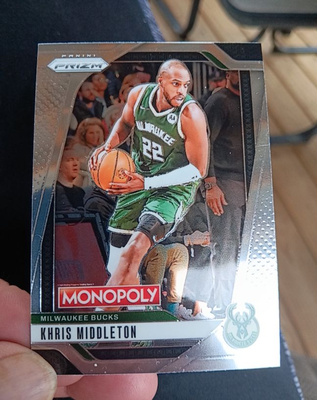 2024-25 Panini Prizm Monopoly #9 Khris Middleton — front