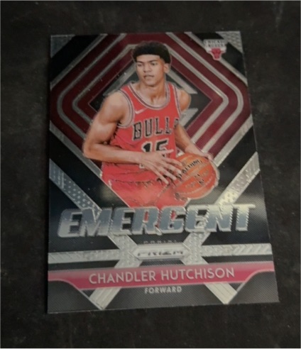 2018-19 Panini Prizm #22 Chandler Hutchison Emergent — front