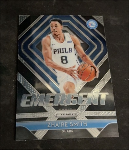 2018-19 Panini Prizm Emergent #16 Zhaire Smith — front