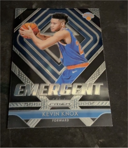 2018-19 Panini Prizm #9 Kevin Knox Emergent — front