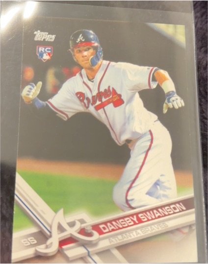 2017 Topps #87 Dansby Swanson — front