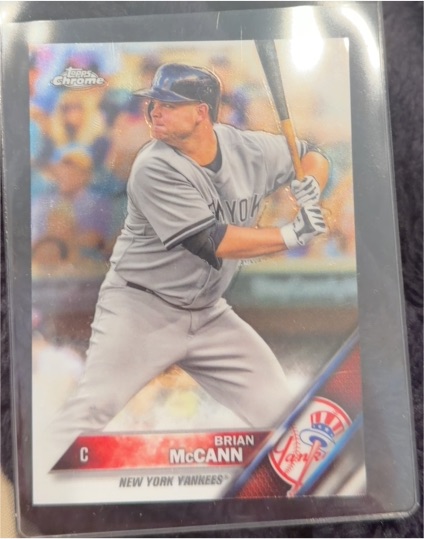 2016 Topps Chrome #22 Brian McCann — front