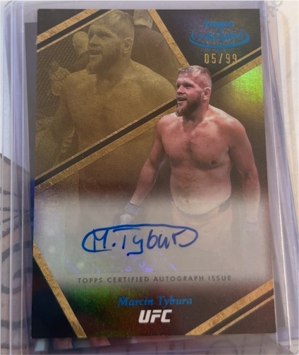 2024 Topps Gold Label UFC #AUA-MTA Marcin Tybura Auric Autographs — front