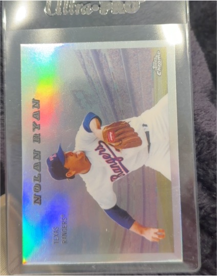 2025 Topps Chrome Platinum #55RS-15 Nolan Ryan Texas Rangers — front