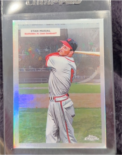 2025 Topps Chrome Platinum #55DH-6 Stan Musial — front
