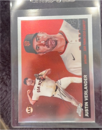 2025 Topps Chrome Platinum #66 Justin Verlander — front