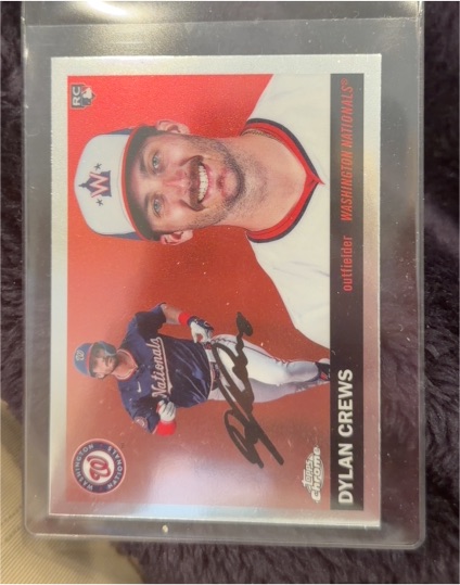 2025 Topps Chrome Platinum #244 Dylan Crews — front