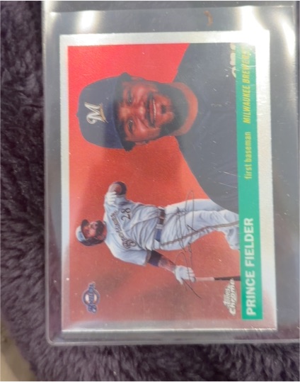 2025 Topps Chrome Platinum Anniversary #417 Prince Fielder — front