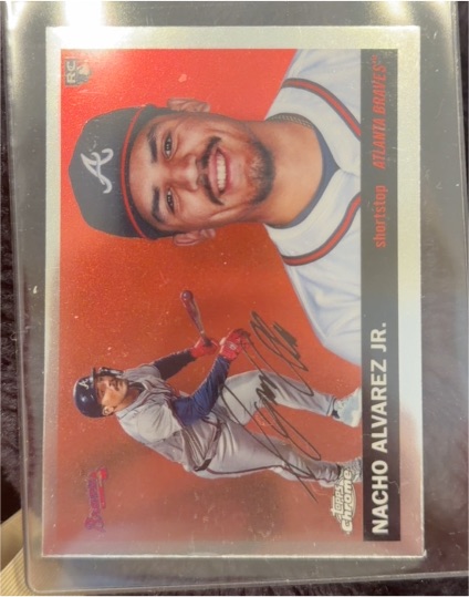 2025 Topps Chrome Platinum #220 Nacho Alvarez Jr. — front