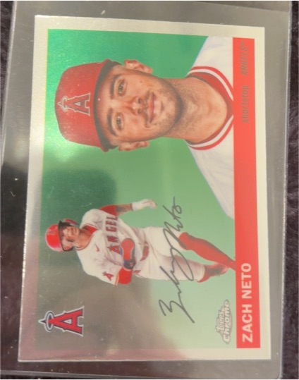 2025 Topps Chrome Platinum #62 Zach Neto — front