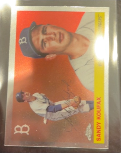 1955 Topps #447 Sandy Koufax — front
