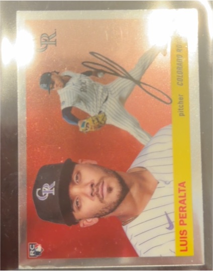 2025 Topps Chrome Platinum #237 Luis Peralta — front