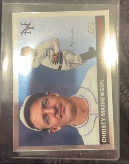 2025 Topps Chrome Platinum #498 Christy Mathewson — front