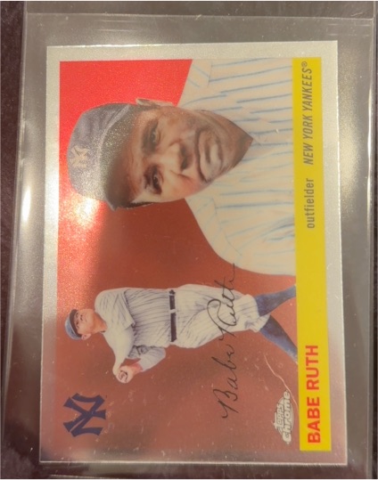 2025 Topps Chrome Platinum #418 Babe Ruth — front