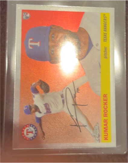 2025 Topps Chrome Platinum #209 Kumar Rocker — front