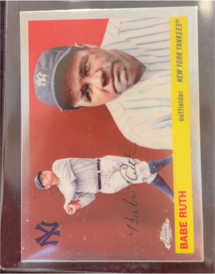 2025 Topps Chrome Platinum #418 Babe Ruth — front