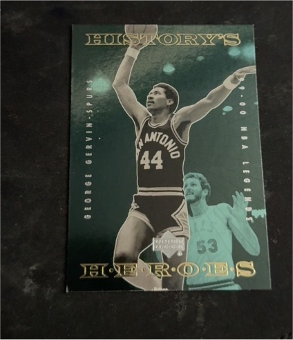 1999-00 Upper Deck Legends #HH6 George Gervin History's Heroes — front