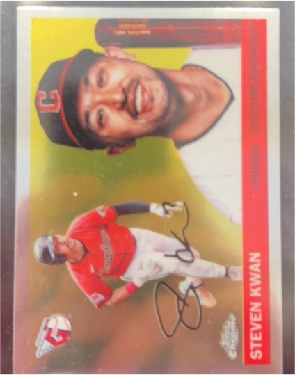2025 Topps Chrome Platinum Anniversary #81 Steven Kwan — front