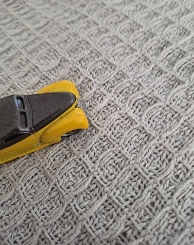 1979 Hot Wheels Yellow Micro Mini 1930's Coupe — front