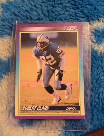 1990 Score #217 Robert Clark — front