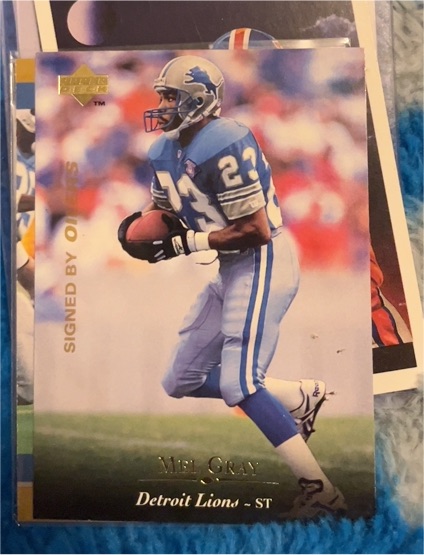 1995 Upper Deck #178 Mel Gray Detroit Lions — front
