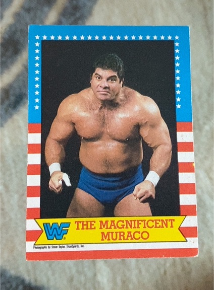 1987 Topps WWF #16 The Magnificent Muraco — front