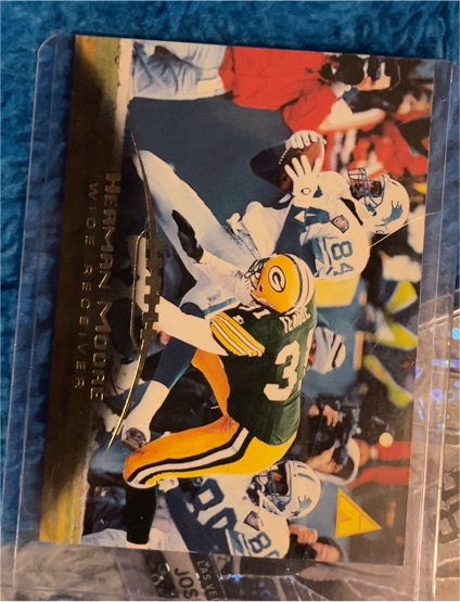 1995 Pinnacle #19 Herman Moore — front
