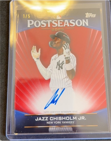 2025 Topps Postseason #POSTSEASON Jazz Chisholm Jr. — front