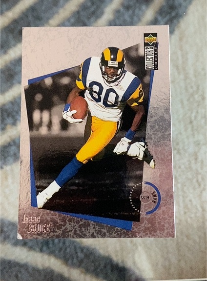 1996 Upper Deck Collector's Choice MVPs #M38 Isaac Bruce — front