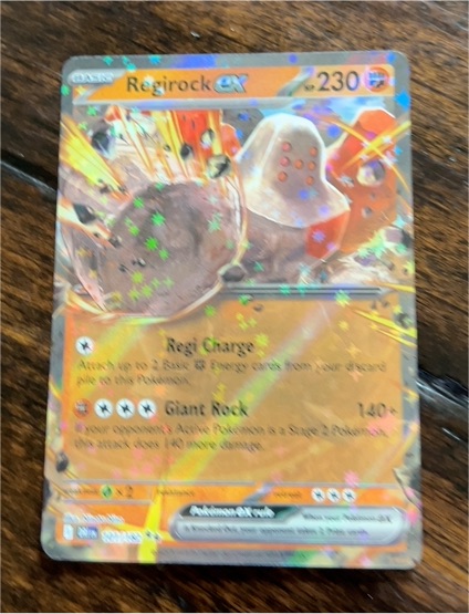 2015 Pokémon TCG #101 Regirock ex — front