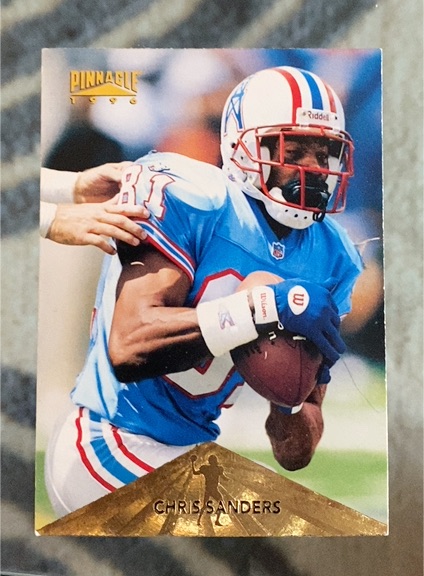 1996 Pinnacle #47 Chris Sanders — front