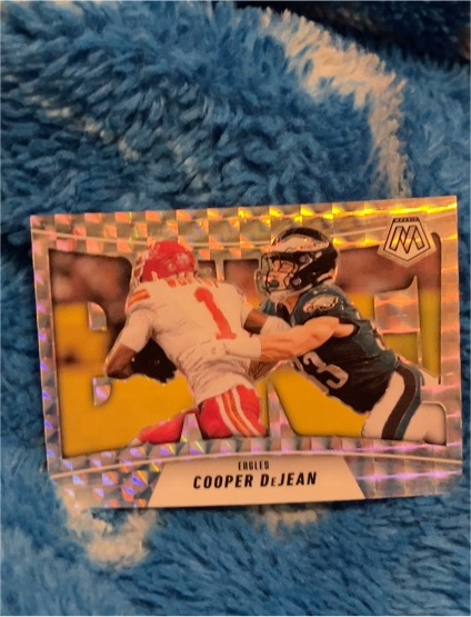 2025 Panini Mosaic Bang! #9 Cooper DeJean — front