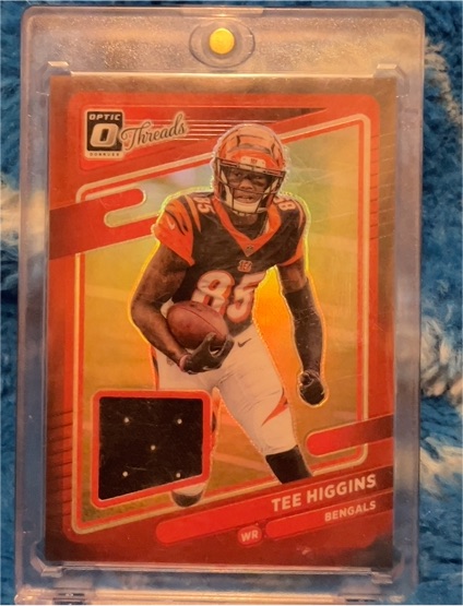 2021 Panini Donruss Optic Threads #TH-13 Tee Higgins — front