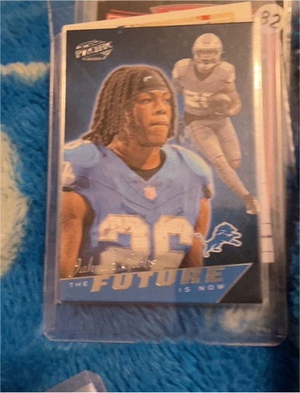 2024 Panini Encore #5 Jahmyr Gibbs The Future Is Now — front