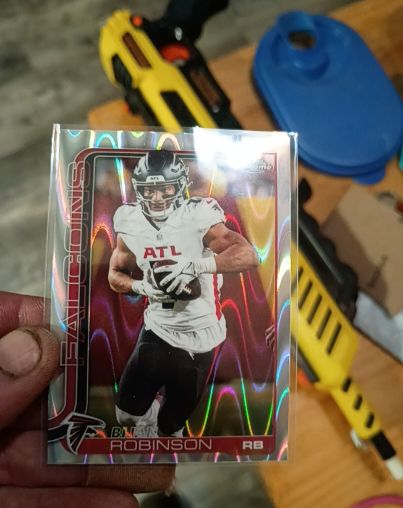 2025 Topps Chrome #16 Bijan Robinson — front