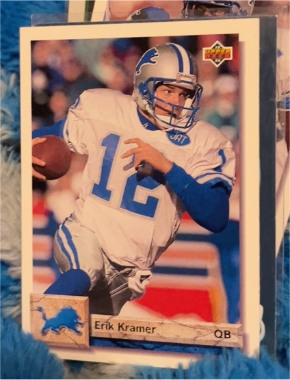 1992 Upper Deck #183 Erik Kramer Detroit Lions — front