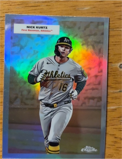 2025 Topps Chrome Platinum #55DH-20 Nick Kurtz — front